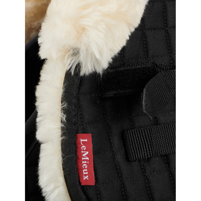 LeMieux Merino+ Half Pad - Natural/Black-1